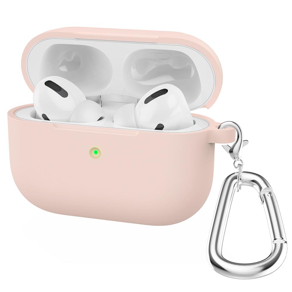 Silicone Earphone Case For Airpods Pro Case Cover Headphone Accessories Protective Box for Apple Airpod Pro 1 Case Bag With Hook