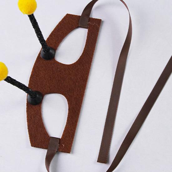 Головной убор пчелы с ушами-антеннами, головной убор кошки/собаки с отверстиями для ушей, головной убор для питомца для кошек, маленьких собак, бишона, для праздничной вечеринки, маскарадного костюма