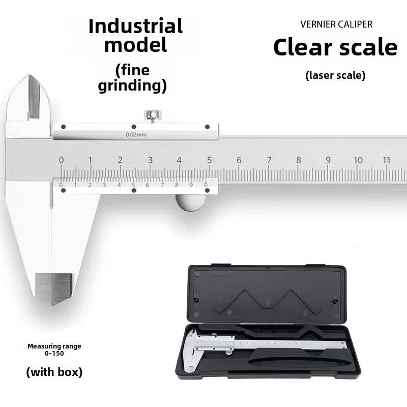 Высокоточный цифровой штангенциркуль из нержавеющей стали для обслуживания удилищ - 0-150 мм