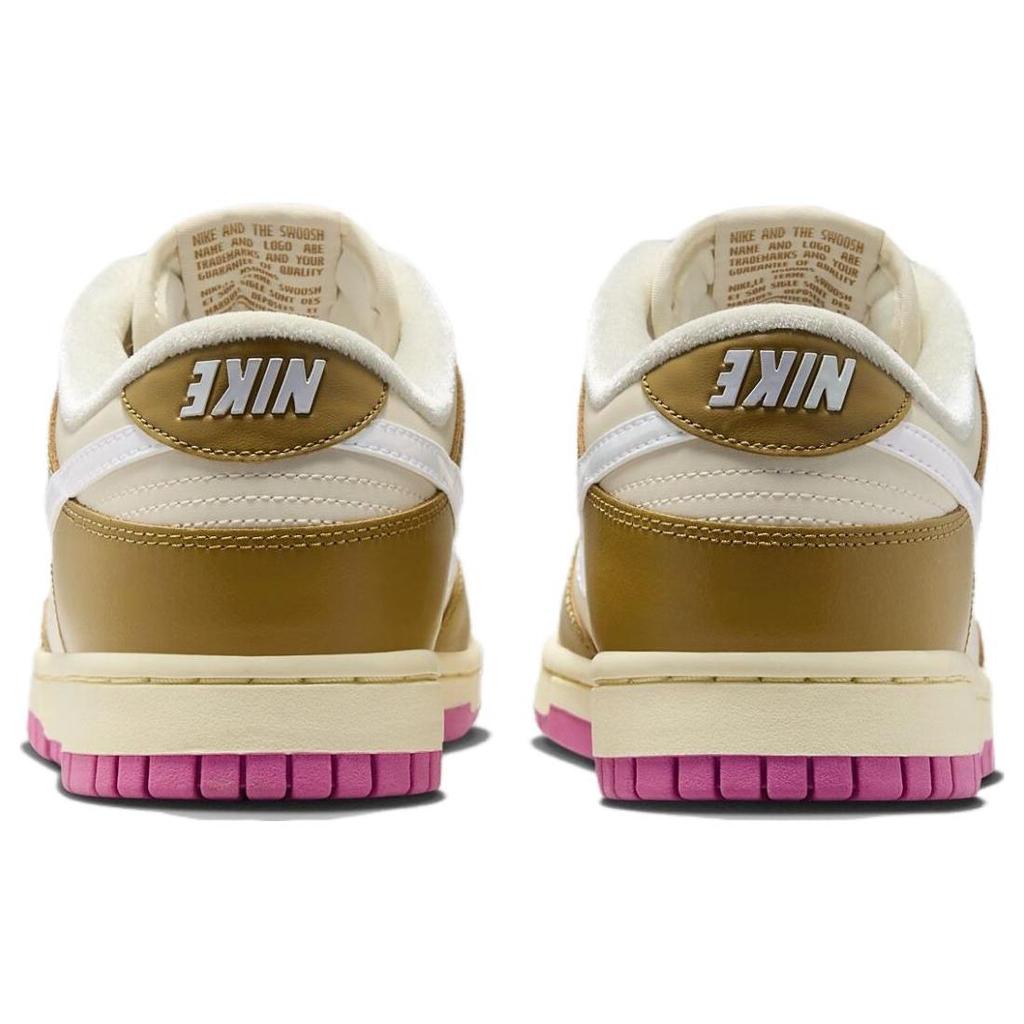 Nike Dunk Low SE Dance Pack - женские кроссовки Bronzine Pink Brown Playful-Pink Alabaster FD8683-700