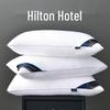 High Loft Neck Support Pillows - 48x74cm, Set of 2, Ideal for Home or Hotel.
