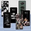 Attack On Titan Cartoon Case for Xiaomi Poco X3 NFC M3 M4 Pocophone F1 F3 Redmi Note 9s 9 8 10 Pro Black Soft Phone Cover Coque
