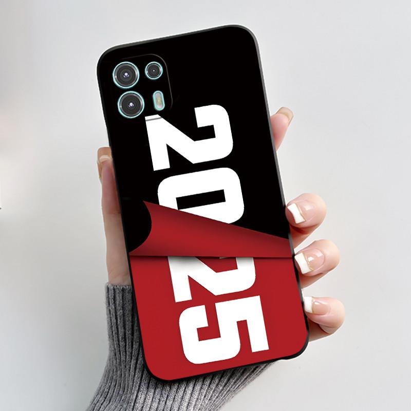 Чехол для Motorola Edge 20 Lite XT2139-1 Красивая Девушка Милое Сердце Кролик Черный ТПУ Силиконовая Задняя Крышка Для Чехла Moto Edge 20 Fusion