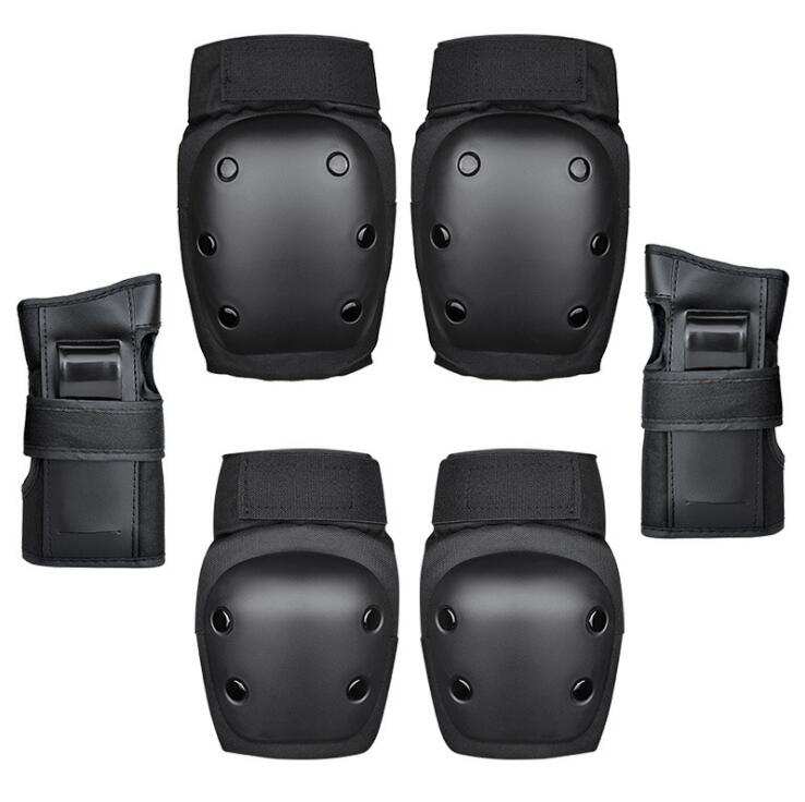 Adult Child Knee Pads Elbow Pads Wrist Guards 3 in 1 Protective Gear Set for Multi Sports
