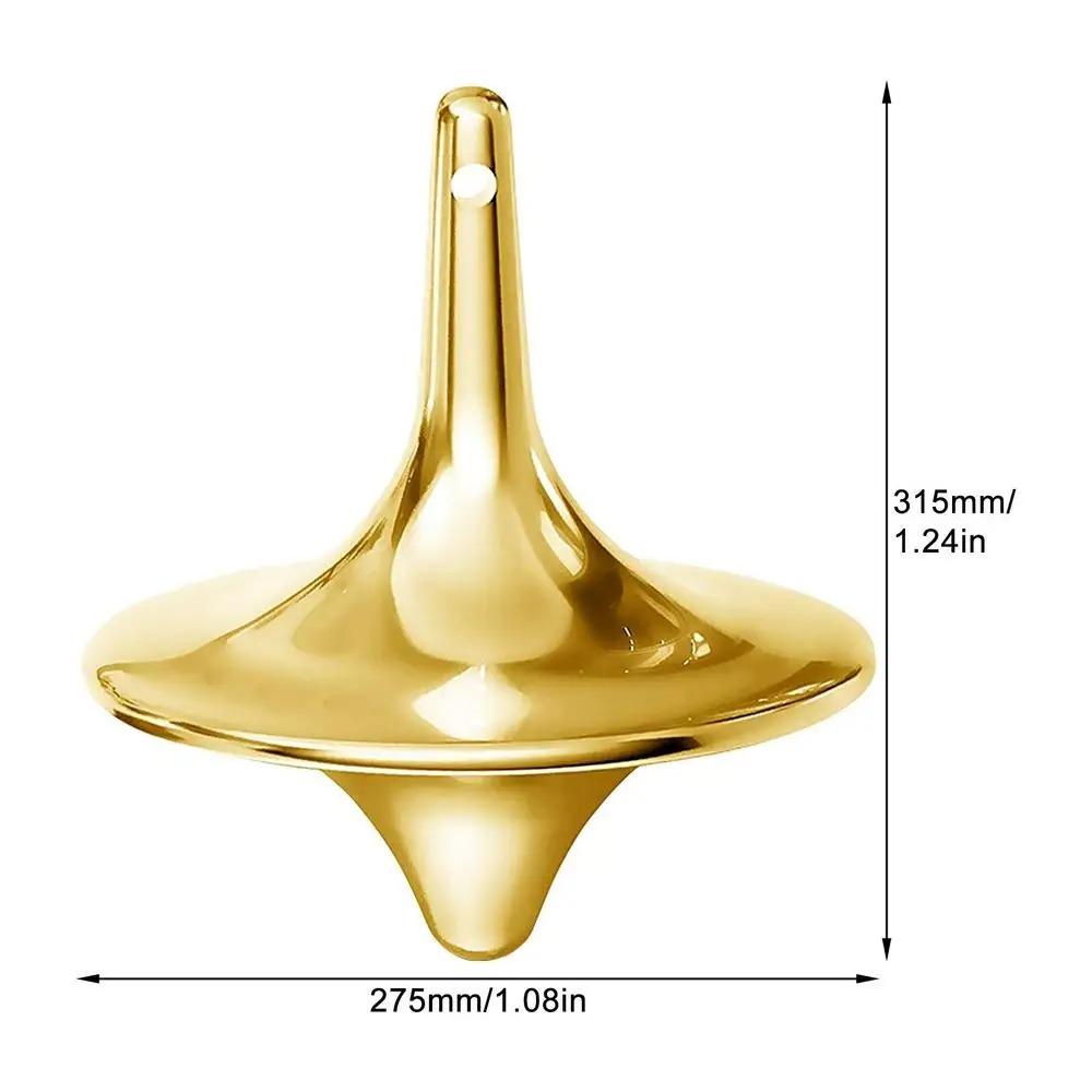 Кино Тотем Металлический Гироскоп - Серебристый Ручной Волчок Циклон для Кончиков Пальцев Антистресс Игрушка-Вертушка для Подарков Взрослым