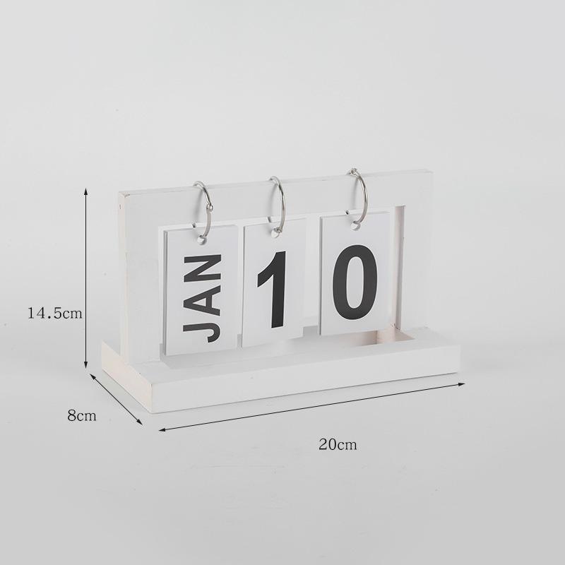 Деревянный настольный календарь своими руками в минималистском стиле для гостиной, офиса, украшения стола, вечный календарь, домашний декор, подарок