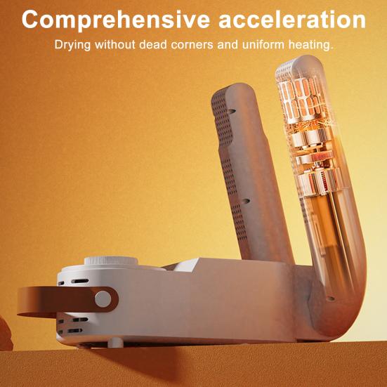 Smart Shoe Dryer with Intelligent Temperature Control 360-Degree Fast Heating Foldable