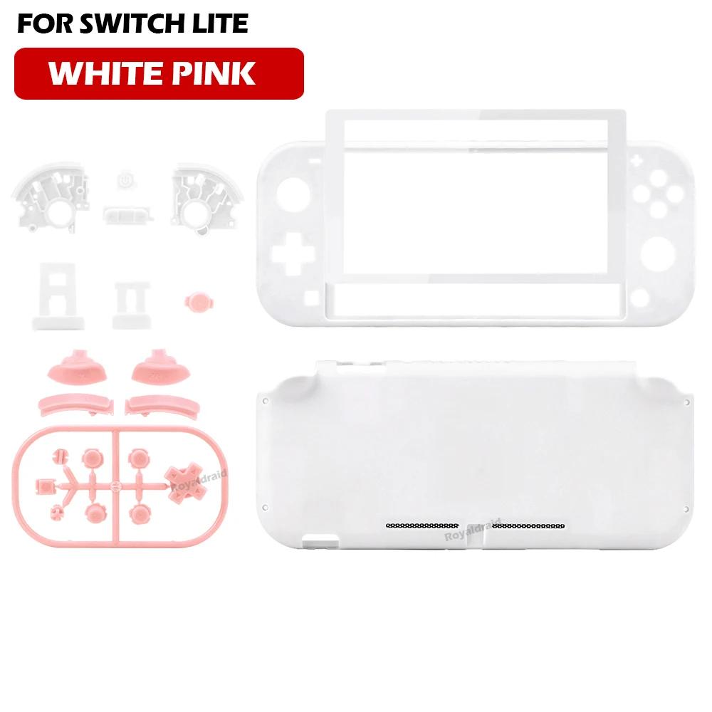 Для NS Switch Lite сменный корпус, набор для самостоятельной настройки с передней и задней крышками, кнопками, закаленным стеклом, инструментами для ремонта