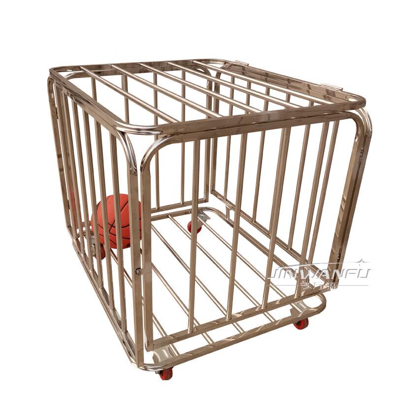 Foldable Portable Sports Ball Storage Cart
