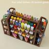 1 Set Doll House Scene Decor Accessories 1:12 Dollhouse Miniature Supermarket Shelf Mini Display Stand Storage Rack Model Toy