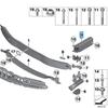 Кронштейн переднего бампера для BMW 3 серии F80 и 4 серии F82/F83 (51118055665, 51118055666)