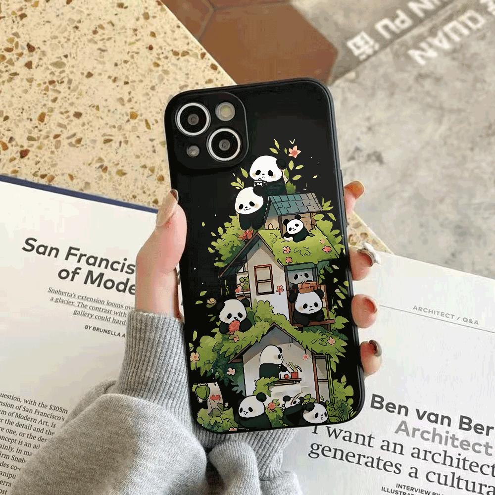 Силиконовый чехол для телефона с пандой для Xiaomi Redmi Note 14 13 12 11 10 9 8 7 14 Pro Plus 4G 5G, противоударный, тонкий, модный