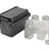 6 Pieces Spice Container Set Pouch Bottles Organizer Dispenser Seasoning Bottle PP