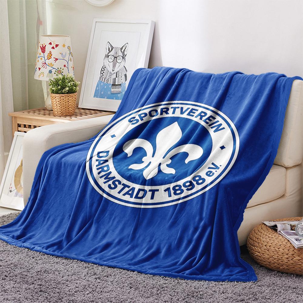 SV Darmstadt 98 Flannel Blanket, High quality Comfortable for All Seasons, Home Decor, Warmth and Comfort