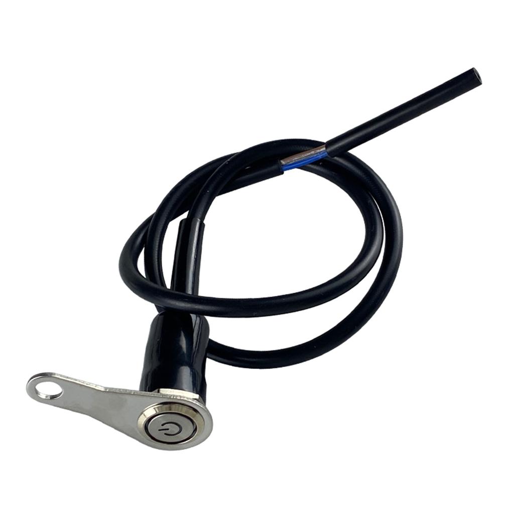 Мотоциклетный руль переключатель самовозврат кнопка сброса алюминиевый сплав для клаксона двигатель запуск выключатель водонепроницаемый