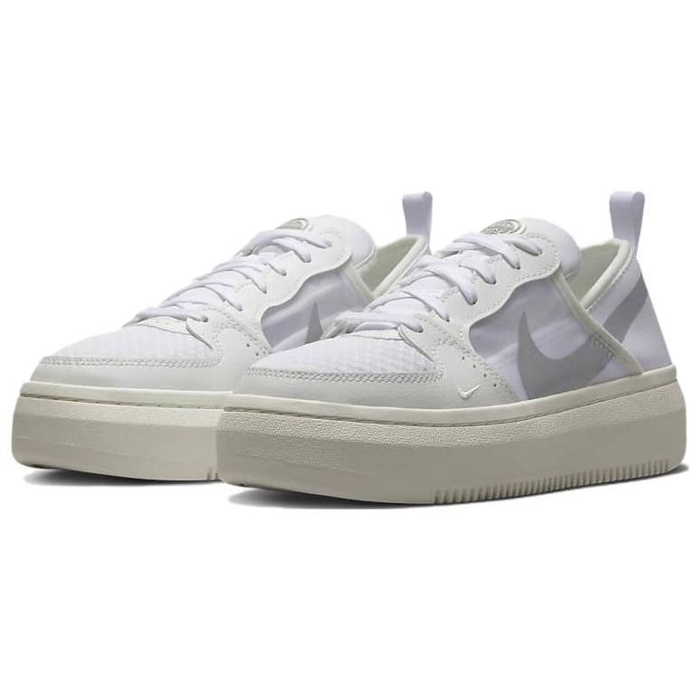 Nike Court Vision Alta White Metallic Silver Женские кроссовки Sail CW6536-102