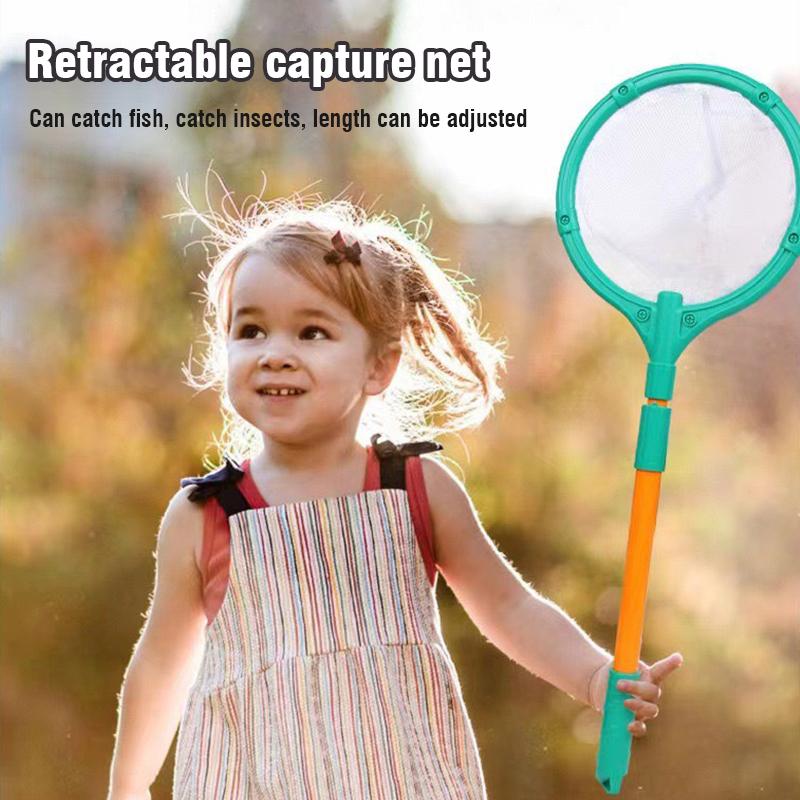 Non-Toxic Outdoor Explorer Set Bug Catcher Kit With Binoculars Magnifying Glass Critter Case Butterfly Net Toy For Kid Gift Camping Hiking
