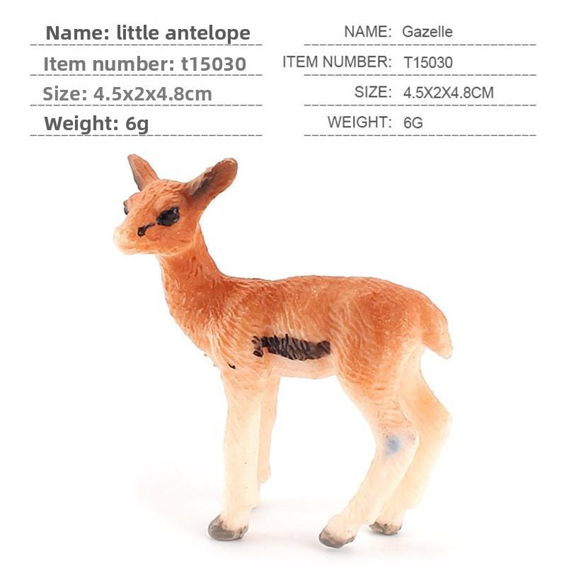 Pvc Miniature Animal Deer Badger Models Set For Childrens Education And Nature Enthusiasts