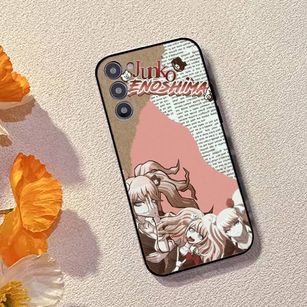 Чехол для телефона D-Danganronpa Game Junko Enoshima для Samsung Galaxy A73, A72, A71, A70, A53, A52, A51, Другие Мягкий Черный Чехол