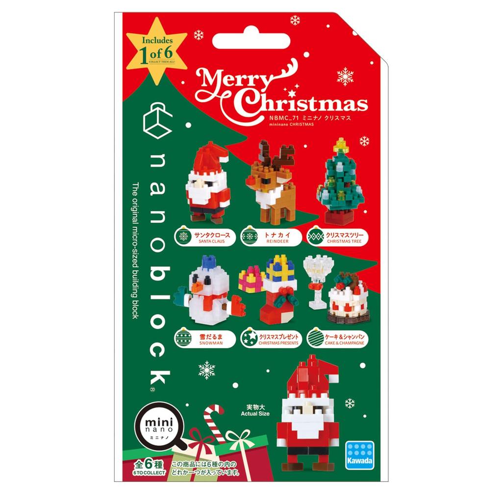 Kawada Nano Block Mini Nano Christmas 1BOX 6 Всего 6 типов (BOX) NBMC_71S = штук,