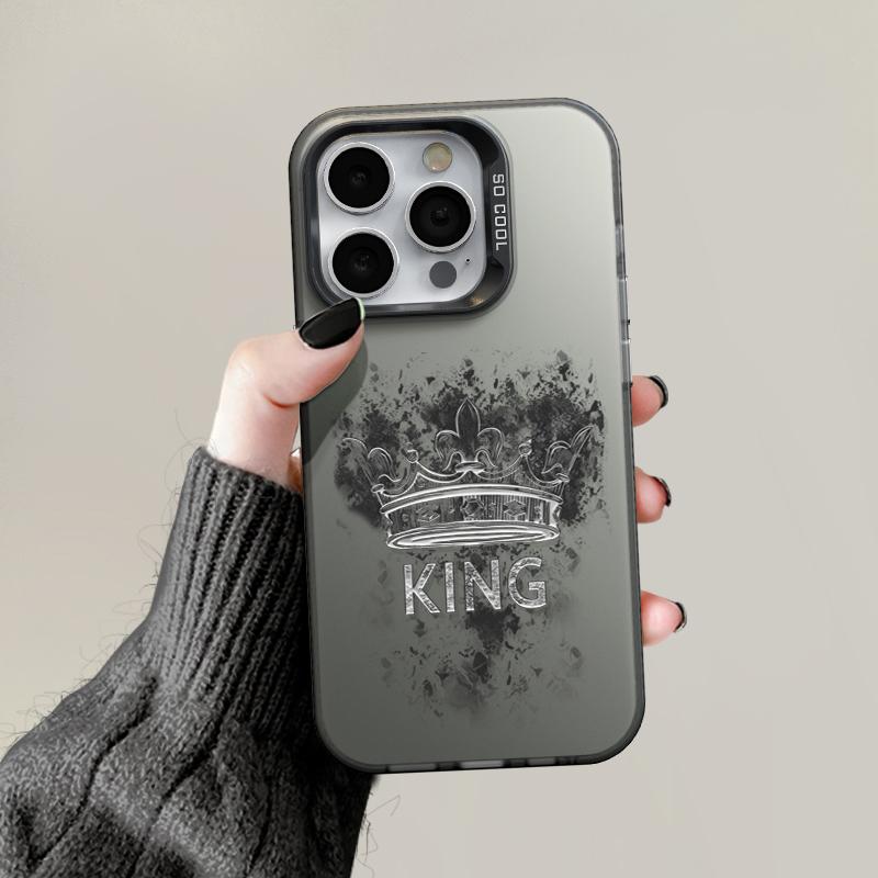 Модернизированный чехол IMD KING BOSS Cool Printed, ударопрочный защитный мягкий чехол TPU с полной задней крышкой для Xiaomi Redmi