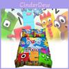 Мультяшный постельный комплект Numberblocks из вафельной ткани для детской комнаты