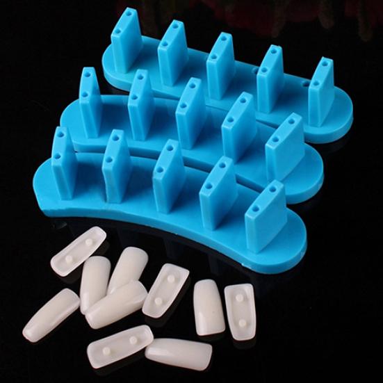 3x тренировочные рамки для акриловой основы для ногтей 10x маникюрный инструмент для накладных ногтей