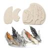 Feather Leaf Silicone Mold Fondant Cake Decorating Tools Candy Clay Chocolate Gumpaste Mold Sugarcraft Kitchen Baking Tool