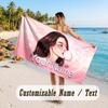 Custom Name Large Beach Towel,Olivia Rodrigo Quick Absorbent Towel For Outdoor Travel Poolside