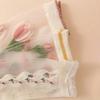 3 пары чулок из стекла с высокой стоимостью для девочек-цветочниц с тюльпанами удобные, мягкие, дышащие и милые женские длинные носки