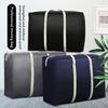Quilt Storage Bag Smooth Zipper Folding Quilt Storage Widen Handle Large Capacity Travel House Blanket Storage Bag Household Products
