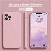 Оригинальный жидкий силиконовый чехол для iPhone 15, 14, 13, 12, 11 Pro Max Mini X XR XS 7 8 Plus SE 2020, противоударный мягкий чехол для телефона Etui