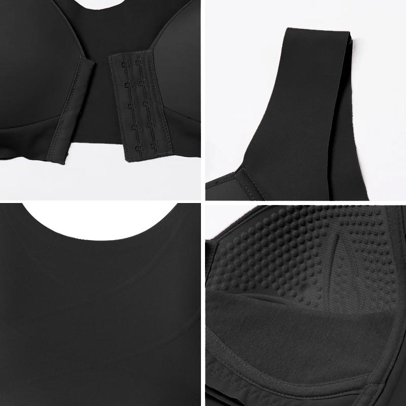 Front Closure Bra Posture Bras for Women Front Hooks Wireless Brassiere Seamless Smooth Back Support Bra