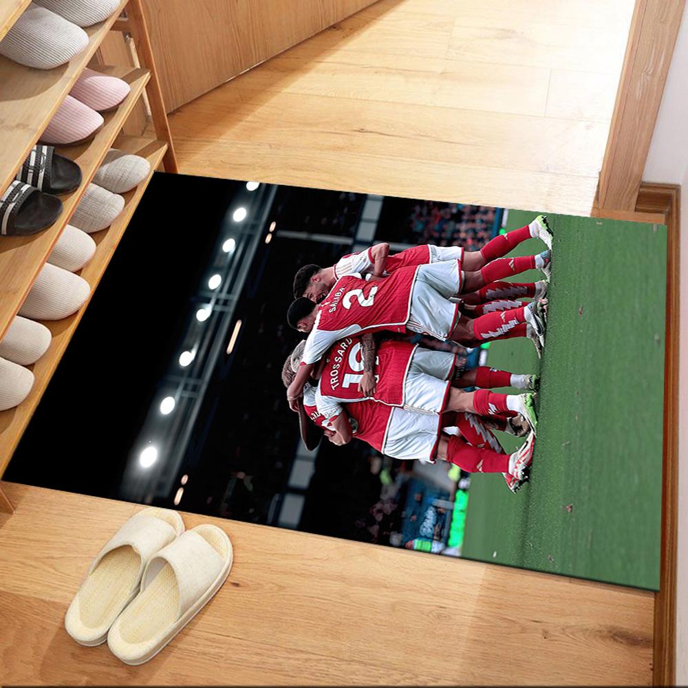 Arsenal Area Rug Suitable for Game Room Study room Dining Room Kitchen Anti-slip Rug Decorate Offices Best for Christmas