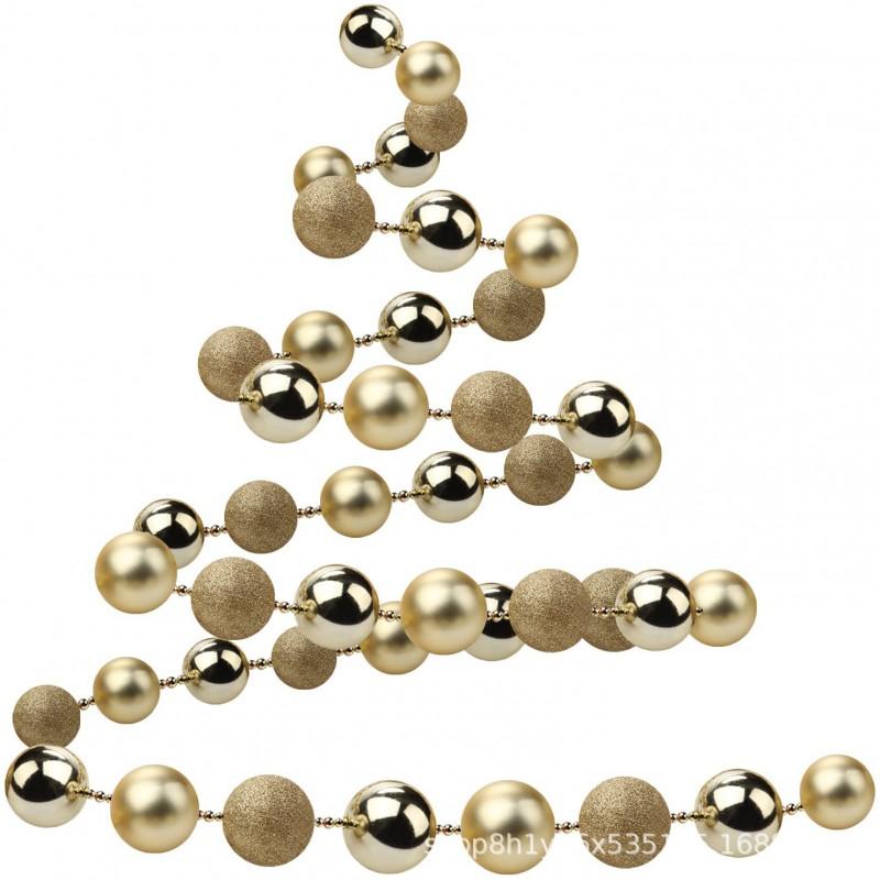 Christmas Ball Garland 1.8m 3cm Colorful Hanging Decorations Xmas Tree
