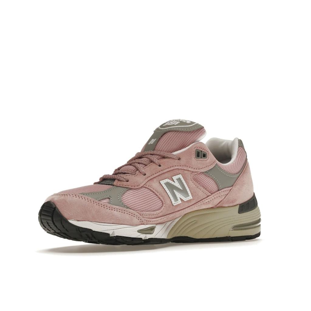 New Balance 991 Сделано в Англии Розовые женские кроссовки Серые W991PNK