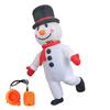 Inflatable Christmas Snowman Costume Funny Clothes Christmas Snowman Costume Air Blow-Up Suit