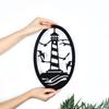 Metal Wall Art Home Decor Ocean Lighthouse Wall Hanging Plaques Ornaments Lighthouse Metal Wall Art Home Decor Ocean Ornaments