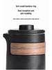 Portable Travel Tea Set: One Pot with Three Cups and Carry Bag for Camping & Solo Brewing