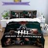 Dead by Daylight 3pcs Bedding Set Duvet Cover Closure Includes 1 Duvet Cover & 2 Pillowcases for All Seasons Bedroom Home Dorm Decor