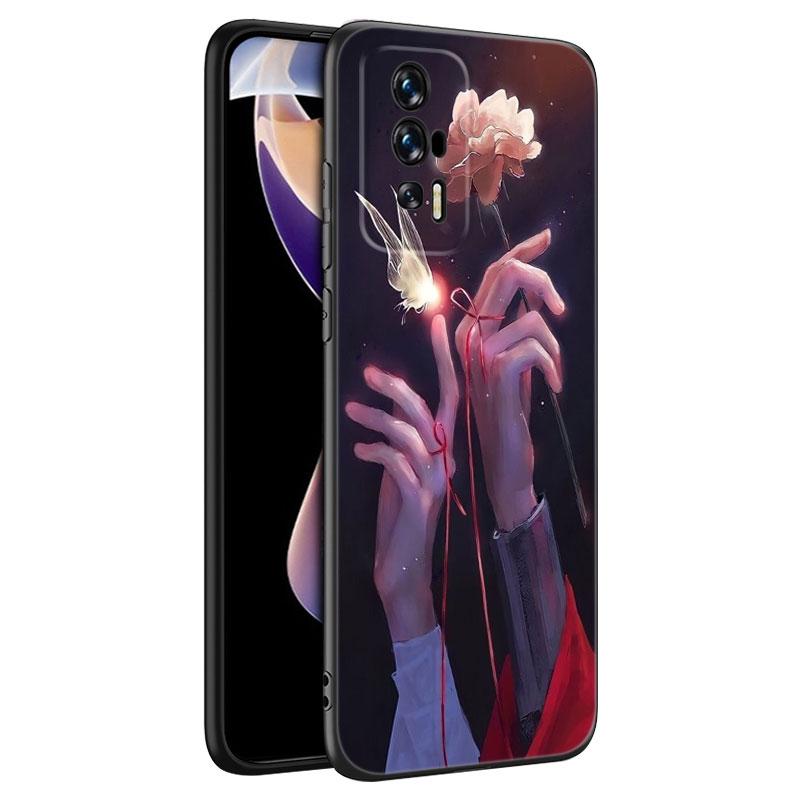 Благословение Небесного Чиновника Черный Чехол Для Телефона Xiaomi Redmi 7A 8A 9A 10A 11A 9C 10C 12C 13C 11 Prime A1 A2 + 12 4G Note 9T 12R