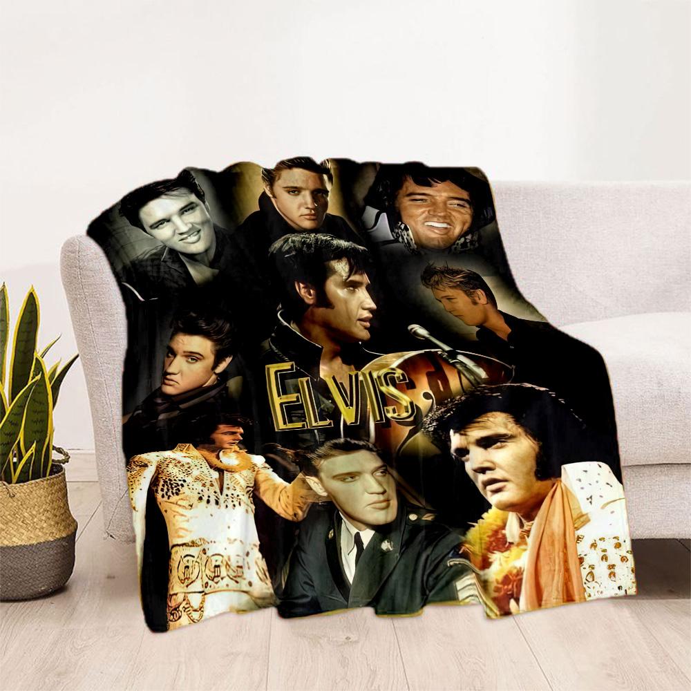 Elvis Blanket Comfortable Suitable For Couch Sofa Picnics Four Seasons Multipurpose Stylish Decor Gift For Travel Home Birthdays