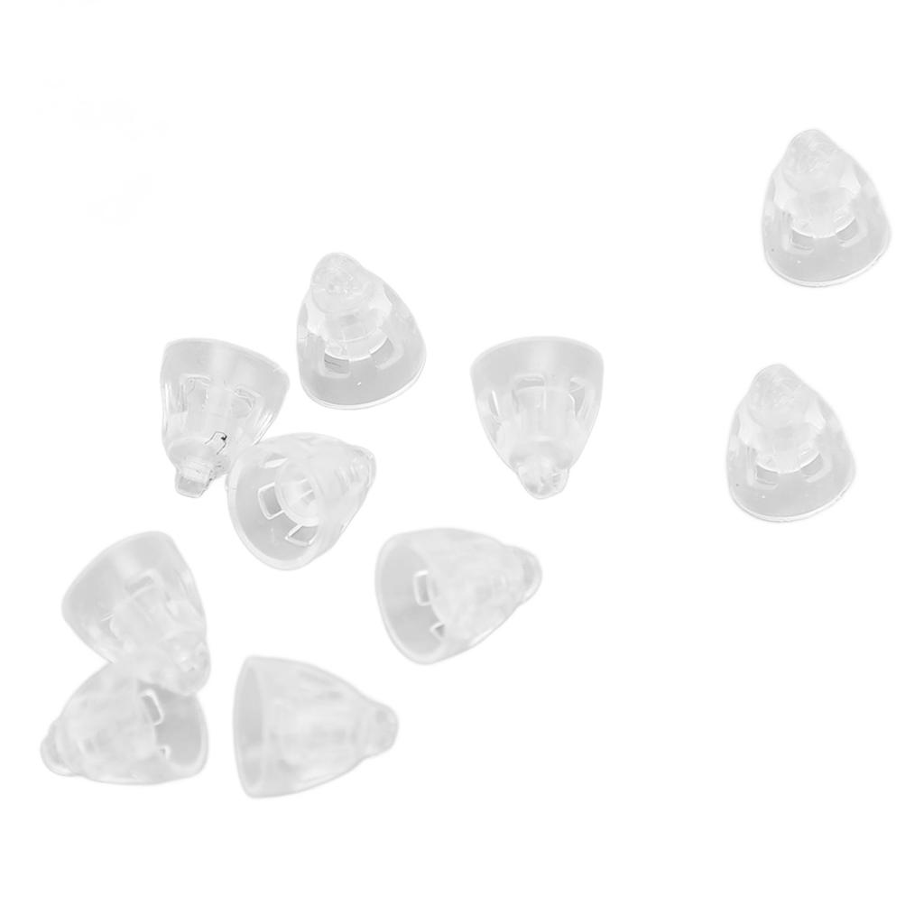 10pcs Sound Aids Domes for Minifit Anti Static Reusable Single Layer Silicone Open Vented Earplug Re