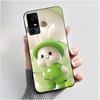 Cute Casing For TCL 40R/Sharp Aquos V6 5G Lucky Design Soft Black Case For TCL 40 SE Drift Bottle Pattern Shockproof Shell