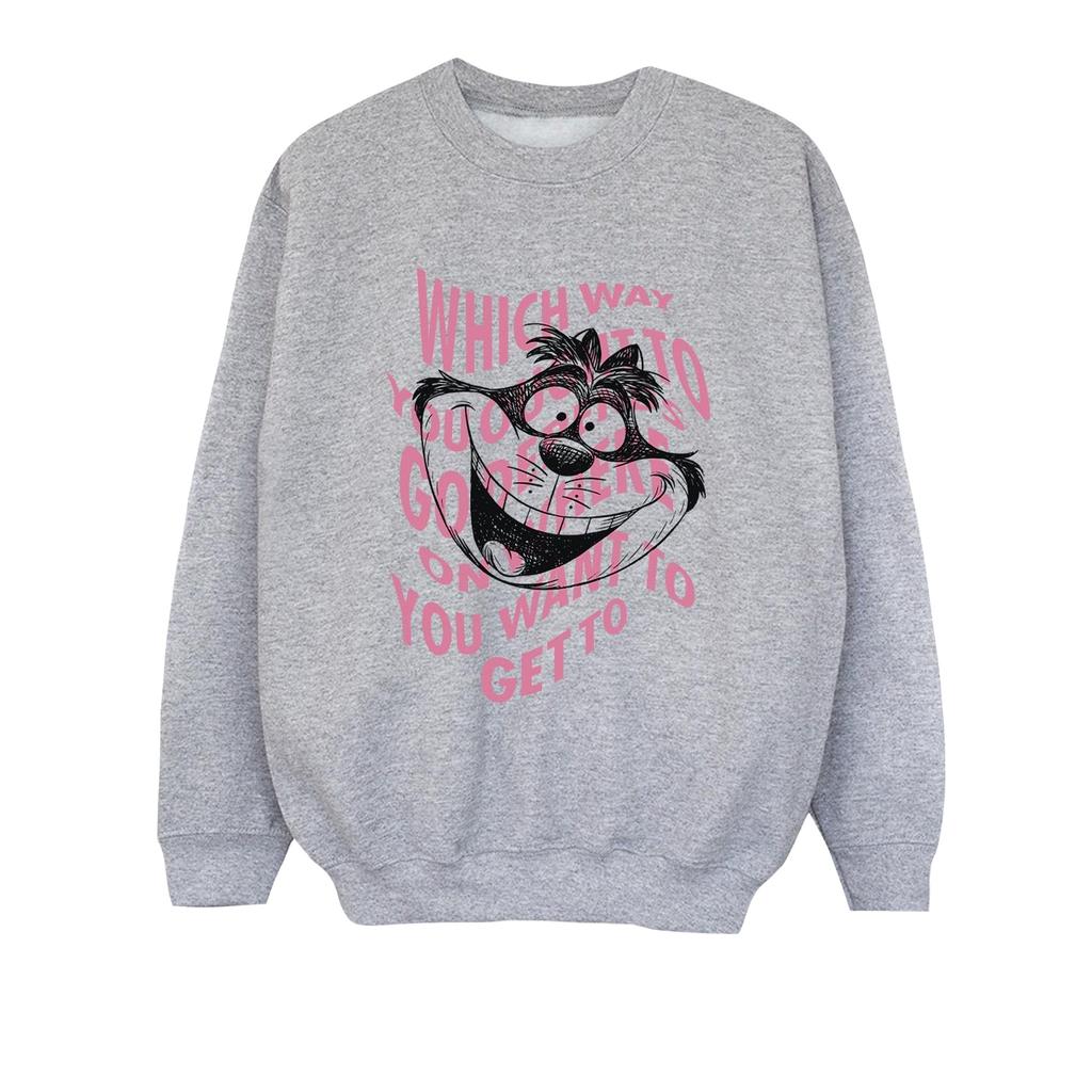 Disney Boys Alice In Wonderland Chesire Cat Sweatshirt