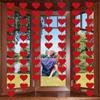 Heart Banner For Mother's Day Valentine's Day Decor, 72Pack  No DIY, Heart Garland
