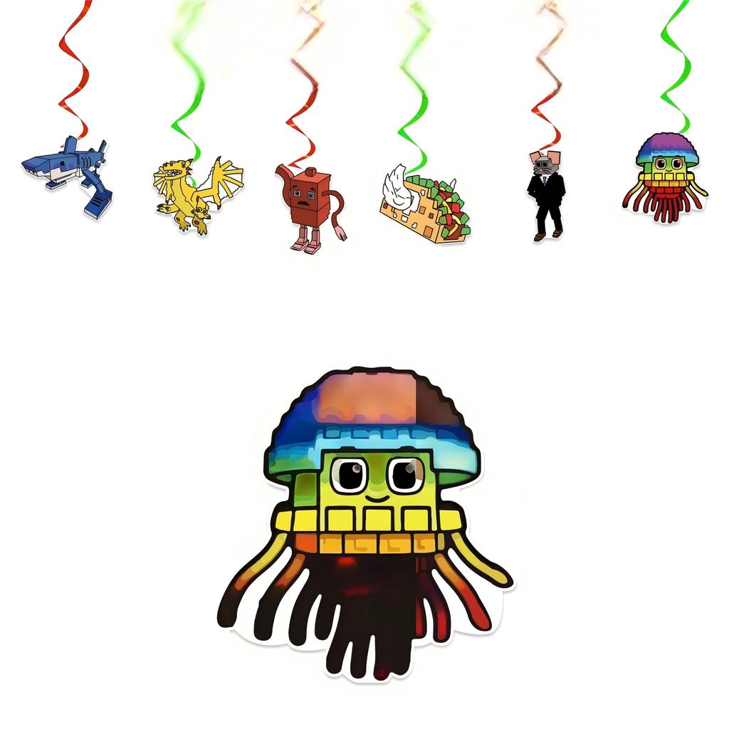 Баннер для украшения тематической вечеринки по случаю дня рождения, флажки, флажок для торта, воздушные шары - Набор