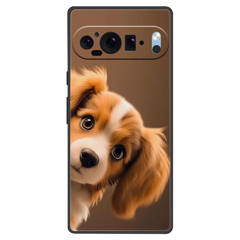 For Google Pixel 9 Pro XL Case Cool Painted Silicone TPU Soft Cover For Googe Pixel 9 9 Pro 8A Cases Black Protective Shells