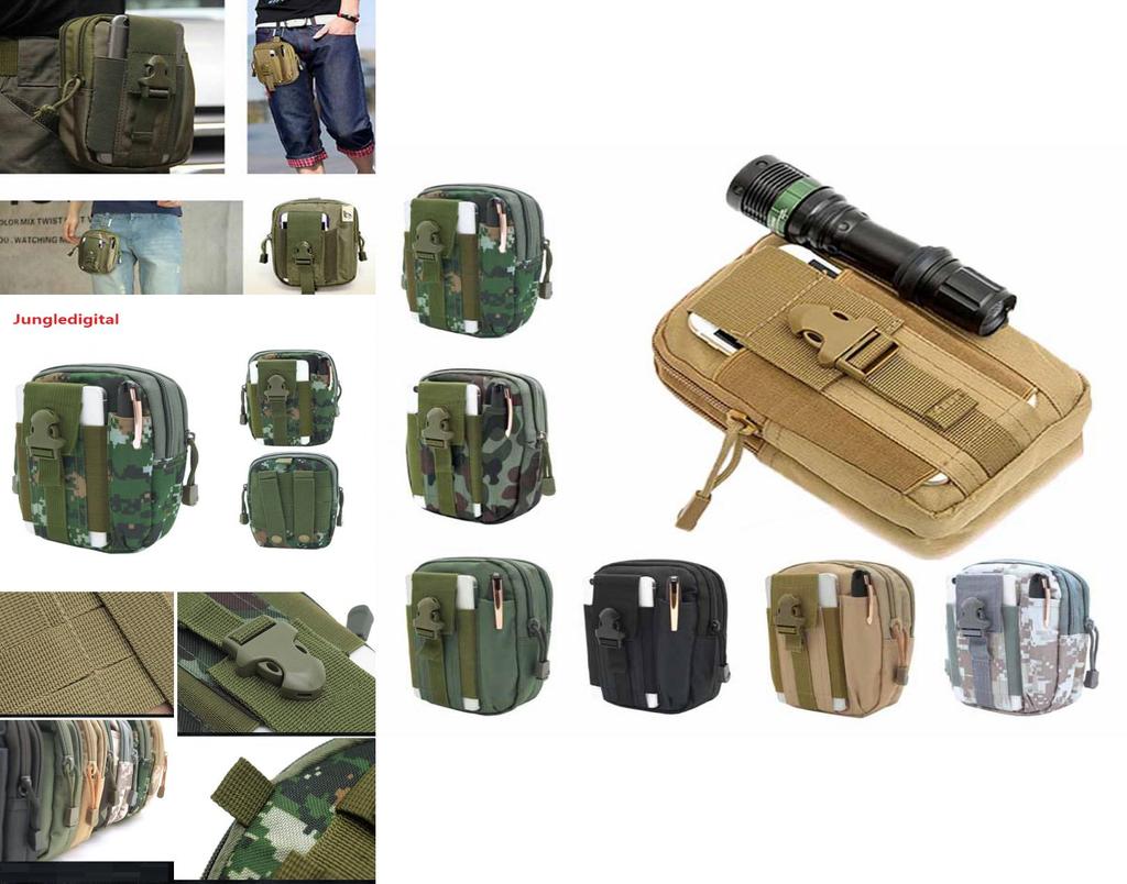 Нейлоновая Тактическая Многоцелевая Подсумок Molle EDC Универсальный Гаджет Поясная Сумка Инструмент