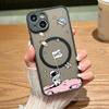 Применимый чехол для iPhone 16 Мультяшный Магнитный Астронавт Чехол для Мобильного Телефона 15PRO Буквенный Граффити Magsafe Apple 14 Чехол